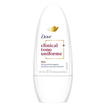 Desodorante Mujer Dove Clinical Tono Uniforme Roll On Frasco x 50 ml  