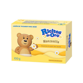 Jabón Barra Ricitos de Oro Manzanilla x 100 gr  