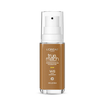 Base Líquida Loreal   Paris True Match Warm Medium W8 x 30 Ml  