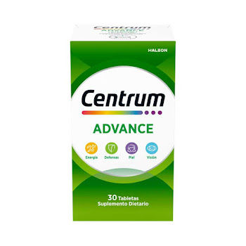 Centrum Advance, Multivitaminico hombres y Mujeres de 18 a 49 Años X 30 Tabs  