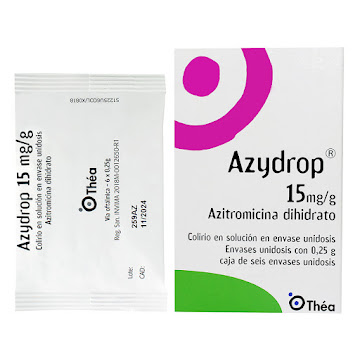 Azydrop Azitromicina Dihidrato 15 mg Thea Colirio Caja x 6 und  