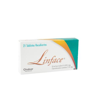 Linface 0.035/2.0mg   Tab. Caja X21tab. Cha Etinilestradiol Ciproterona  