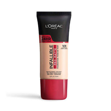 **Base Infallible Pro Matte Loreal Paris 100 True Alabaster x 30 ml  