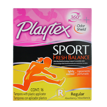 Tampón Playtex Sport   Fresh Balance Regular 360 Protección X16und.      