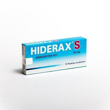 Hiderax Hidroxicina HCI 50mg Lafrancol Caja x 10 Tabletas  