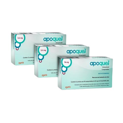 Esencia Floral, Perro, Gato, SuspensiónAPOQUEL 3,6 MG 20 TABLETA ZOETIS  x 20 Tratamiento del prurito relacionado con dermatitis alérgica en perros. Especies: Caninos. Presentación: 10 Tabletas