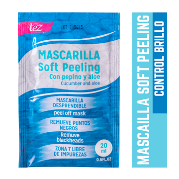 Mascarilla Tez Soft Peeling Anti Stress Facial x 15 ml  