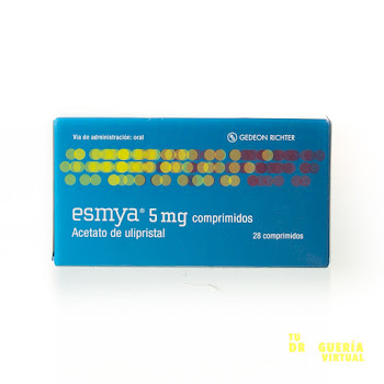 Esmya Acetato de Ulipristal 5 mg Richter Caja x 28 Comprimidos  