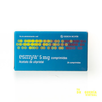 ESMYA 5MG COMPRIMIDOS CAJA X 28 TABLETAS GEDEON RICHTER ULIPRISTAL      