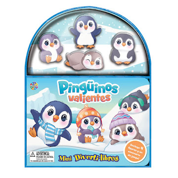 Libro Mini Divertilibros   Pinguinos Valientes x 1 und 
