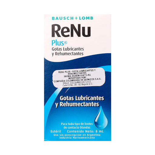 Gotas Renuplus Lubricantes Y Rehumectantes Frasco x 8 ml  