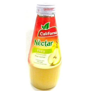 Néctar California Pasteurizado Pera x 215 ml  