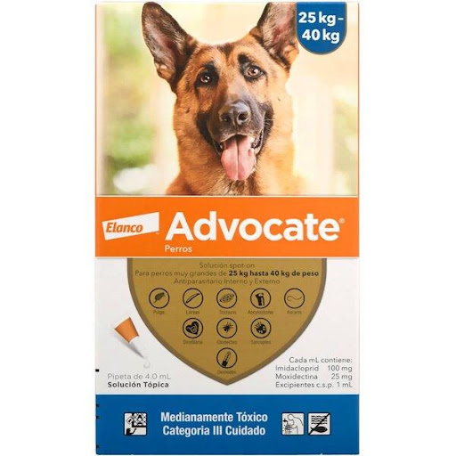 ADVOCATE PERROS (25-40 KG) Elanco  x 1 