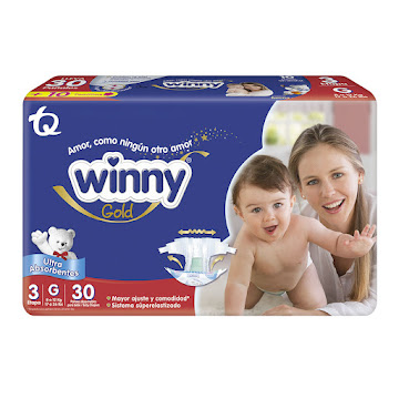 Pañal Winny Gold Etapa 3 G Paquete x 30 und  