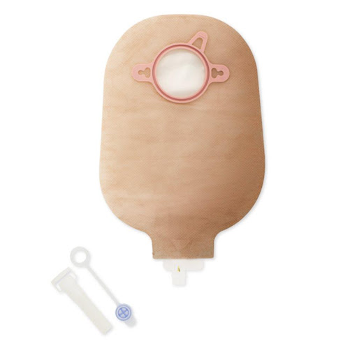 BOLSA URINARIA PARA UROSTOMIA 57 MM Hollister 0 x 1 Bolsa diseñada para recolectar la orina de manera segura, adheriéndose al abdomen mediante una barrera cutánea. Cuenta con un sistema antirreflujo para evitar que la orina pase sobre el estoma, reduci