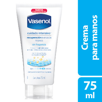 **Crema Vasenol Cuidado Intensivo Recuperación Avanzada Manos x 75Ml  