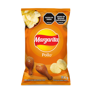 Pasabocas Margarita Papas Fritas Pollo x65gr  