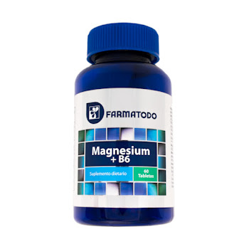 Magnesio + Vitamina B6 Farmatodo Frasco x 60 Tabletas  