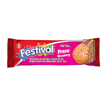 Galleta Festival Fresa Fracción x 50 gr  