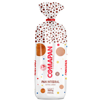 Pan Tajado Integral   Comapan Extralargo x 520 gr  