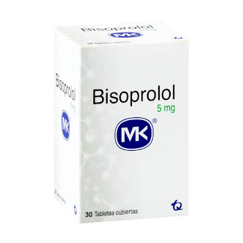 Bisoprolol MK 5 mg Caja x 30 Tabletas  