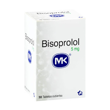 Bisoprolol MK 5 mg Caja x 30 Tabletas  