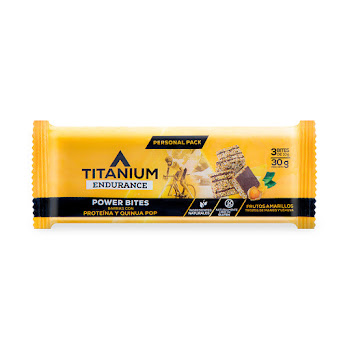 Barra Titanium Power Bites Frutos Amarillos x 30 gr  