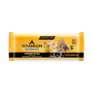 Barra Titanium Power Bites Frutos Amarillos x 30 gr  