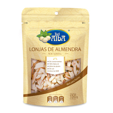 Almendras En Lonjas Natural Del Alba x 150 gr  