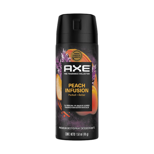 Desodorante Axe Bs Peach Infusion 12x96g Frasco x 150 ml