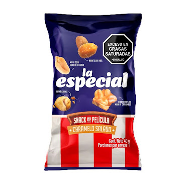 Pasabocas Maní La Especial Caramelo Salado Bolsa x 40 gr  