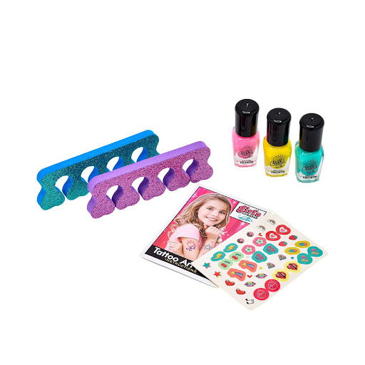 Set de Belleza Tatto & Nails Art Toy Logic Toy Logic Caja x 1 ĦExprésate con estilo con el Set de Belleza Tatto & Nails Art de Toy Logic! Este set de belleza es perfecto para las pequeñas artistas que aman decorar sus uñas y crear tatuajes temporales. Con una va