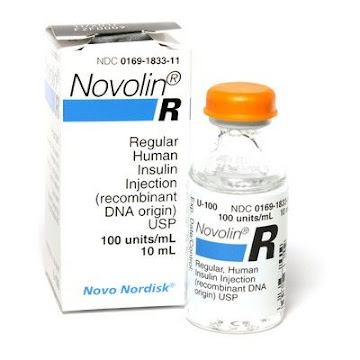 Novolin R Insulina Humana 100UI/ml CS Novo Nordisk Frasco x 1 Vial  