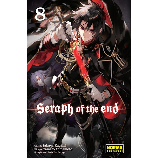 Seraph Of The End No. 8 Editorial Norma Libro x 1.0 SERAPH OF THE END 08   Autores:Kagami, Yamato Yamamoto  Colecciones:CÓMIC MANGA  Editoriales:NORMA Editorial  Series:SERAPH OF THE END   ¿QUÉ MEDIDAS TOMARÁ GUREN PARA LOGRAR QUE LA MISIÓN CONTRA LOS 