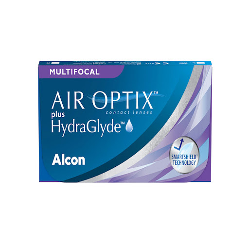Lentes de Contacto Air Optix Hydraglyde Multifocal Reemplazo Mensual Caja x 6 und  