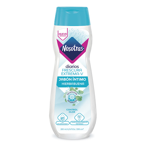 Jabón Intimo Nosotras Frescura Extrema Frasco x 200 ml
