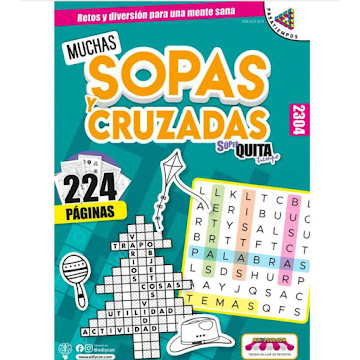 Revista Superquitatiempo Sopas y Cruzadas x 1 und   