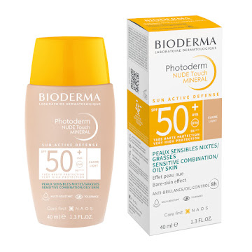 Protector Solar Bioderma Photoderm Nude Touch Claro-Toque Seco x 40 ml  