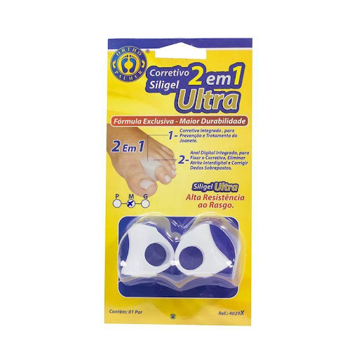 Separador Corrector 2 En 1 T-S Ortho Pauher Orthopauher Individual x 1 Corrector elaborado en silicona transparente, tiene anillo fijador que brinda mayor seguridad y comodidad