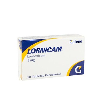 //Lornicam 8Mg Tabletas Caja x10Tab. Lornoxicam                    