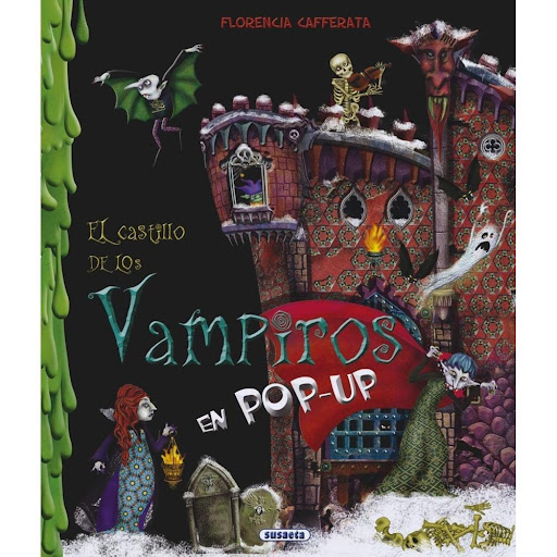 El Castillo De Los Vampiros En Pop-up (t.d) Susaeta Ediciones Libro x 1.0 EL CASTILLO DE LOS VAMPIROS EN POP-UP (T.D)  Un fantástico libro desplegable para que disfrutes del aterrador mundo de los vampiros.Podrás descargar personajes recortables en el siguiente   Ficha técn
