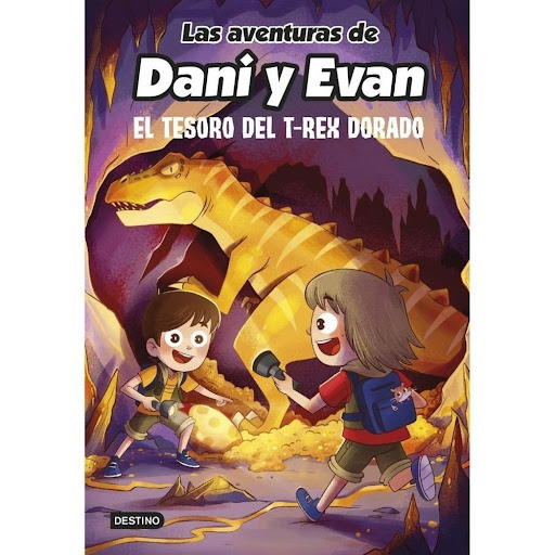Las Aventuras De Dani Y Evan 5. El Tesoro Del T-rex Dorado Destino Libro x 1.0 Las aventuras de Dani y Evan 5. El tesoro del T-Re  ¡Skuiter ha desaparecido! Rápidamente se ponen todos a buscarlo hasta que descubren que? ¡ha ido al santuario! Dani, Evan, Bizcoché, Julián y Maribe