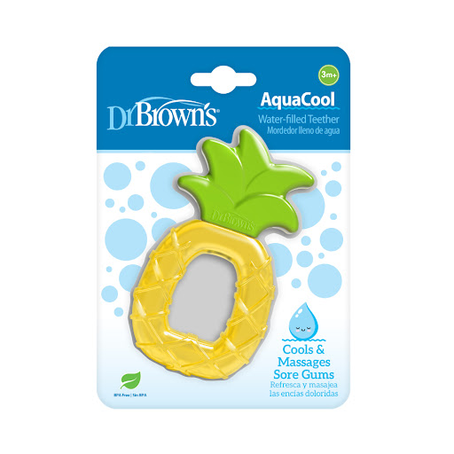 Mordedor Lleno De Agua Dr Browns Piña 3 Meses x 1 und