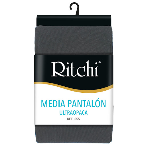 Medias Ritchi Pantalón Ultra Opaca Talla M Negro x 1 und