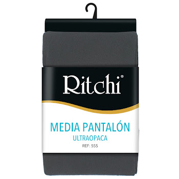 Medias Ritchi Pantalón Ultra Opaca Talla M Negro x 1 und  