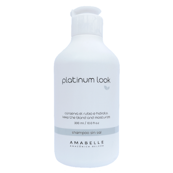 Shampoo Amazónica   Platinum Look para Rubias x 300 ml 