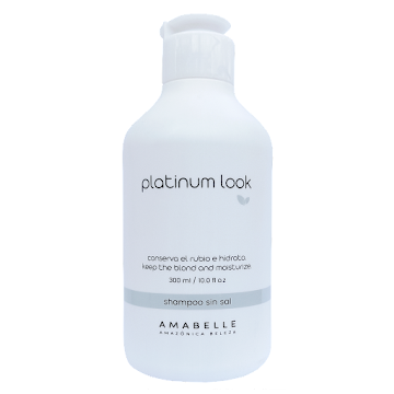 Shampoo Amazónica   Platinum Look para Rubias x 300 ml 