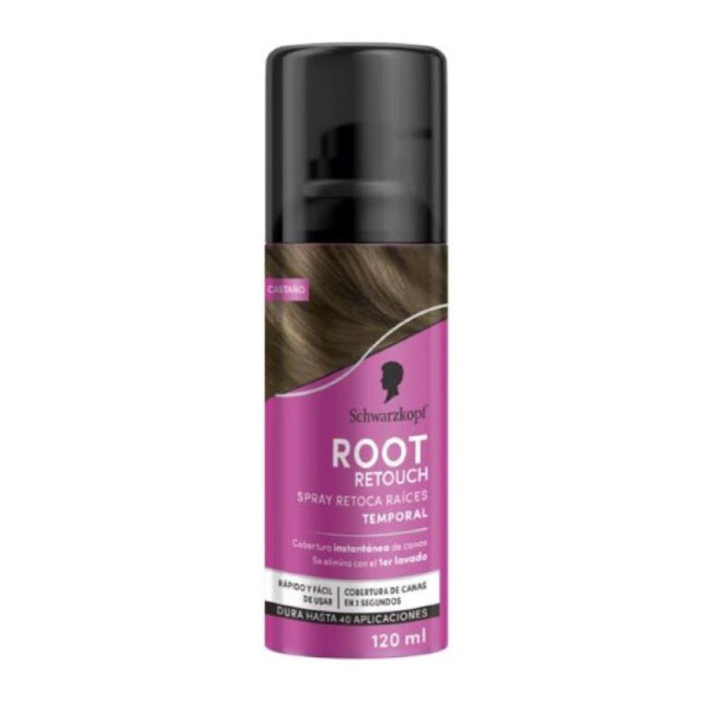 Spray Retoca Raices Root Retoucher Castaño x 120 ml  