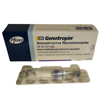 Genotropin Somatropina 12mg Pfizer Caja x 1 Cartucho  