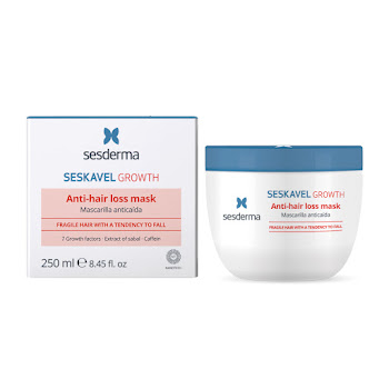Mascarilla Anticaida Seskavel Sesderma Growth Libre de fragancias Caja x 250 ml  